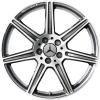 AMG 7 Spoke [197-19] Himalaya Grey with High Sheen Wheel Img 4