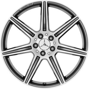 19" AMG 7 Spoke [197-19] Himalaya Grey with High Sheen alloy wheel