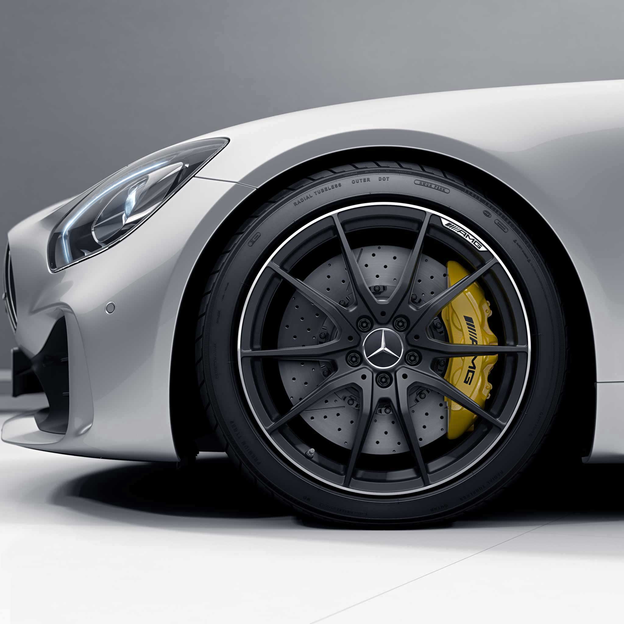 AMG 5 Double Spoke [197-20] Matt Black with High Sheen Rim Edge Alloy Wheel Product Image #2