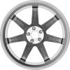 AMG 7 Spoke [197-20] Himalaya Grey with High Sheen Wheel Img 3