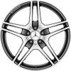 AMG 5 Double Spoke [197-19] Himalaya Grey with High Sheen Wheel Img 1