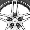 AMG 5 Double Spoke [197-20] Himalaya Grey with High Sheen Wheel Img 2