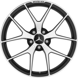 AMG Cross Spoke [197-20] Matt Black with High Sheen (Forged) Alloy Wheel - Sizes 20in