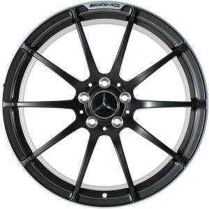 AMG 10 Spoke [204-19] Matt Black with High Sheen Rim Edge Alloy Wheel - Sizes 19in