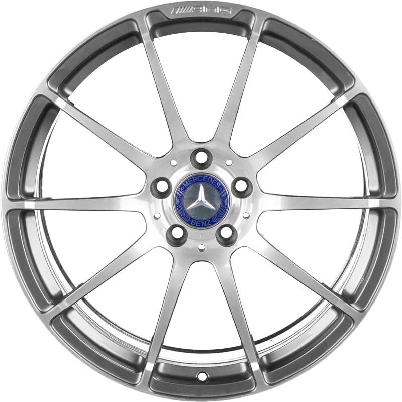 AMG 10 Spoke [204-19] Himalaya Grey with High Sheen Alloy Wheel Product Image #1