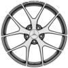 AMG Cross Spoke [204-19] Himalaya Grey with High Sheen Wheel Img 1