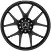 AMG Cross Spoke [204-19] Matt Black with High Sheen Rim Edge Wheel Img 1