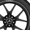 AMG Cross Spoke [204-19] Matt Black with High Sheen Rim Edge Wheel Img 2