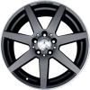 AMG 7 Spoke [204-18] Gloss Black with High Sheen Rim Edge Wheel Img 1