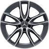 AMG 5 Twin Spoke [205-19] Tantalite Grey with High Sheen Wheel Img 1