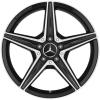 AMG 5 Spoke [205-18] Gloss Black with High Sheen Wheel Img 1