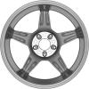 AMG 5 Spoke [205-18] Himalaya Grey with High Sheen Wheel Img 3