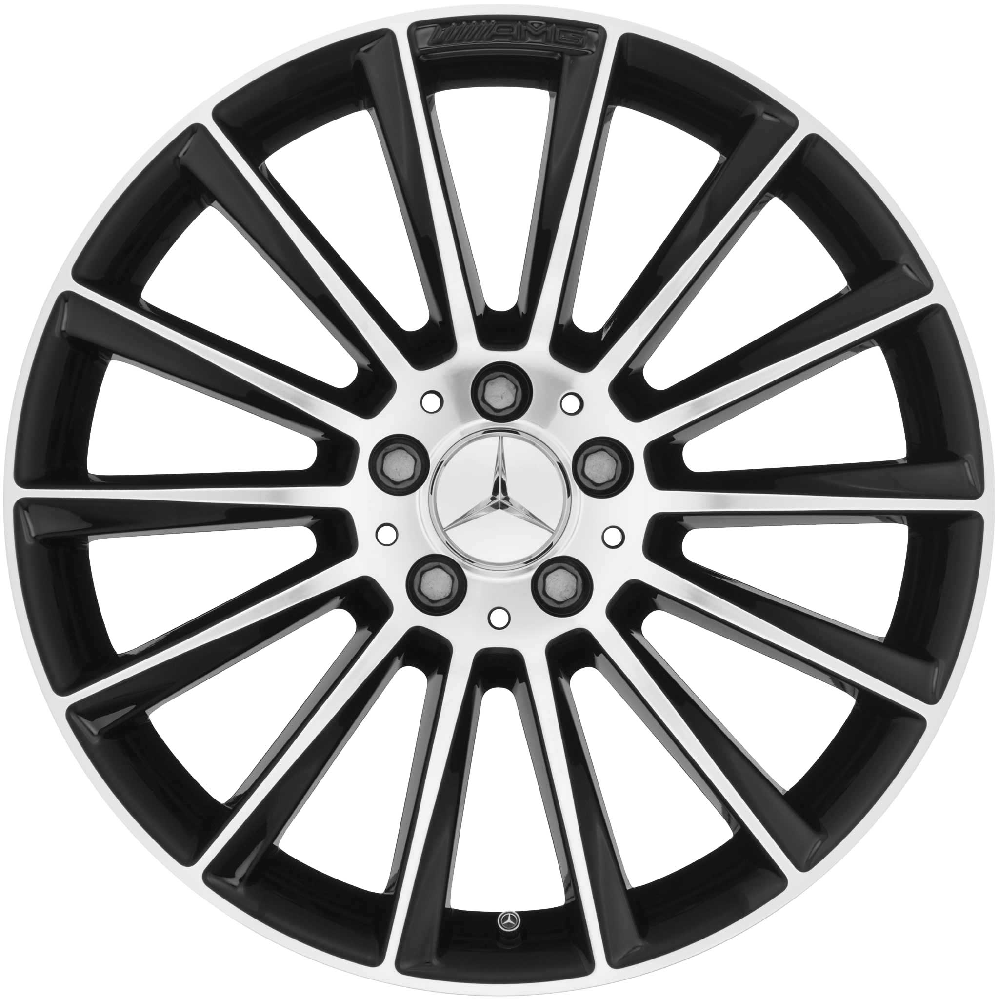AMG 14 Spoke [205-19] Gloss Black with High Sheen Alloy Wheel Product Image #1