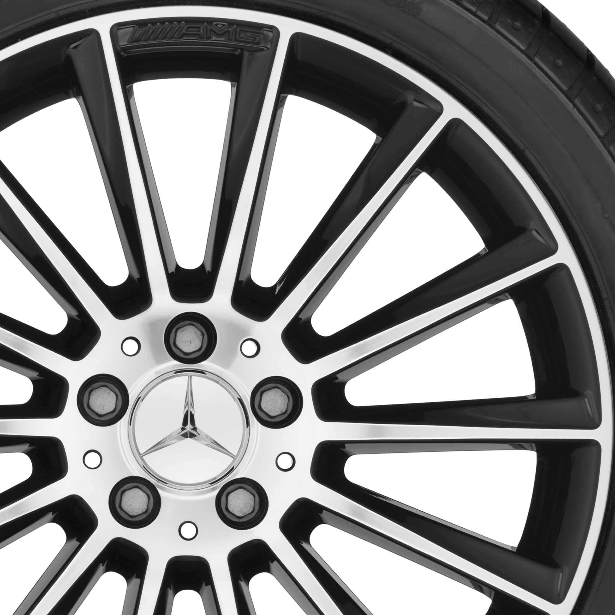 AMG 14 Spoke [205-19] Gloss Black with High Sheen Alloy Wheel Product Image #2