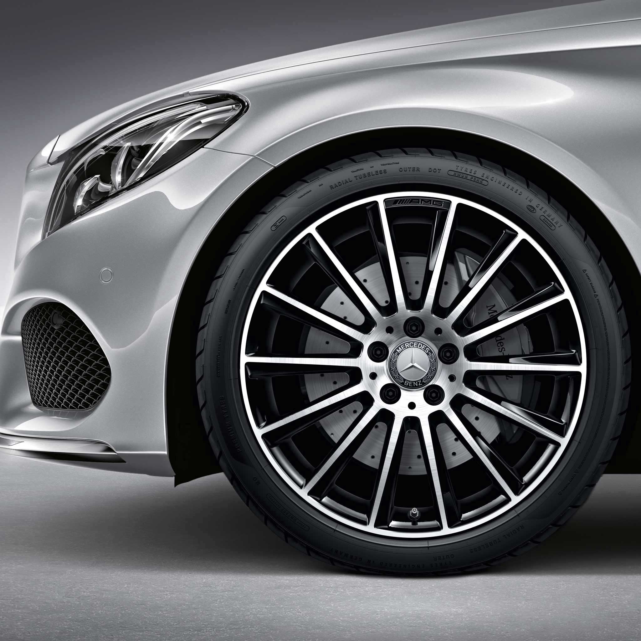 AMG 14 Spoke [205-19] Gloss Black with High Sheen Alloy Wheel Product Image #4