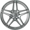 AMG 5 Twin Spoke [205-19] Himalaya Grey with High Sheen Wheel Img 1