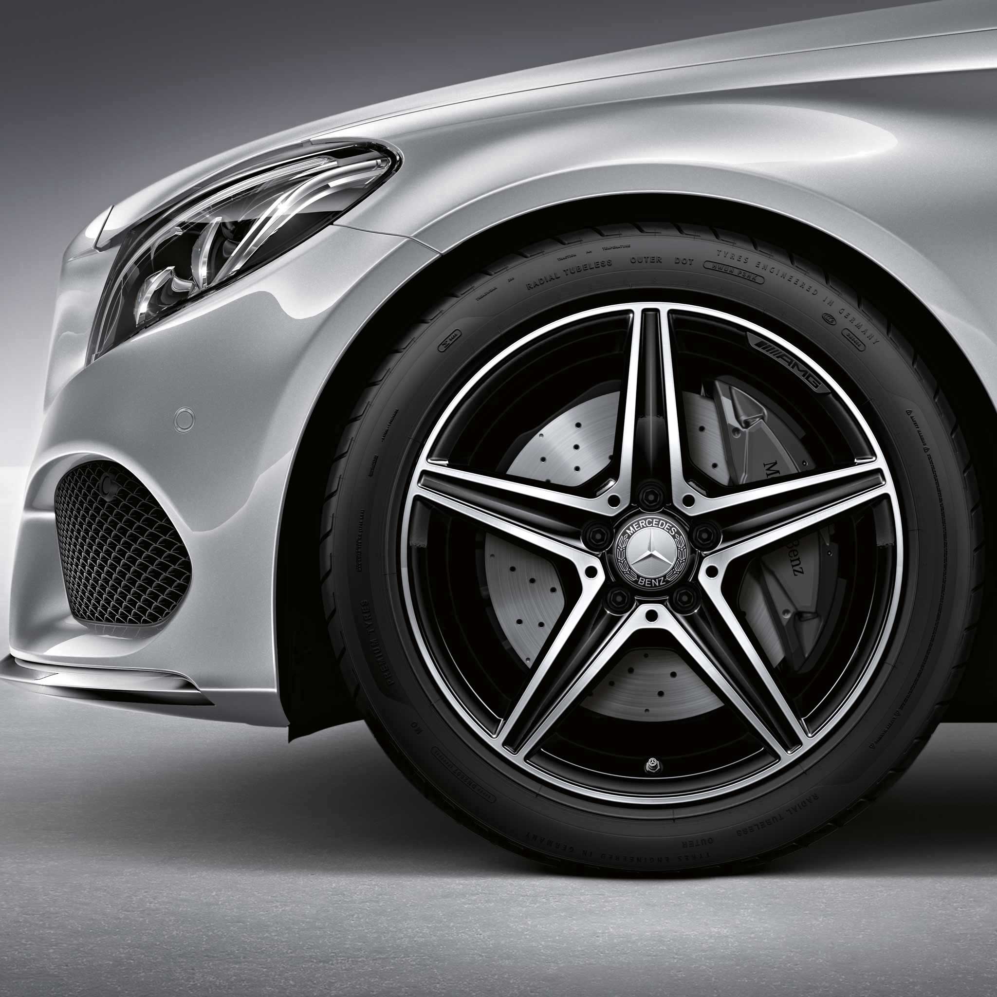 AMG 5 Spoke [205-18] Gloss Black with High Sheen Alloy Wheel Product Image #3