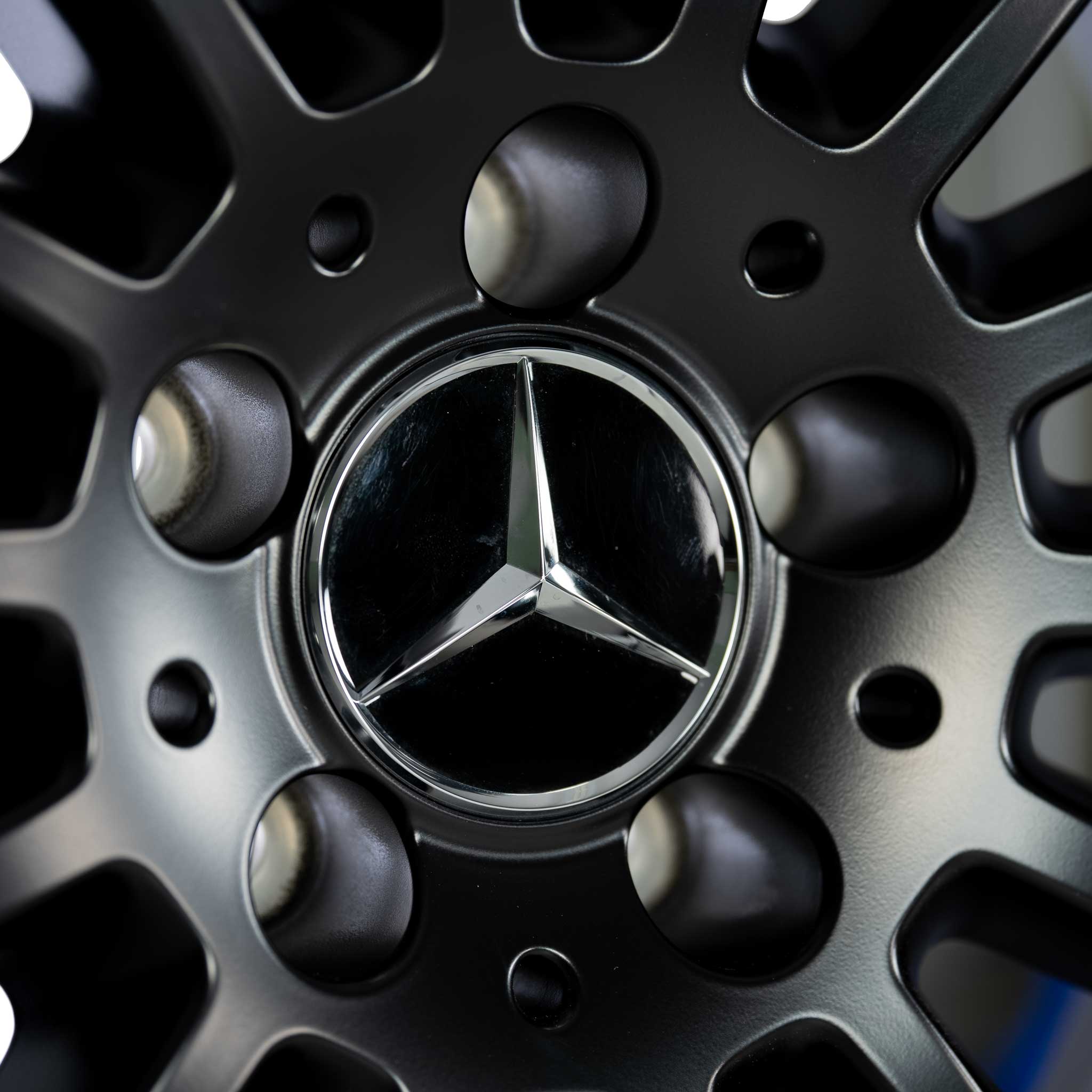AMG 14 Spoke [205-19] Matt Black with High Sheen Rim Edge Alloy Wheel Product Image #4
