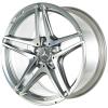 AMG 5 Twin Spoke [205-19] Himalaya Grey with High Sheen Wheel Img 2