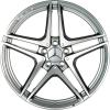 AMG 5 Twin Spoke [205-19] Himalaya Grey with High Sheen Wheel Img 1