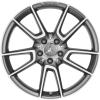 AMG 5 Twin Spoke [205-19] Himalaya Grey with High Sheen Wheel Img 1