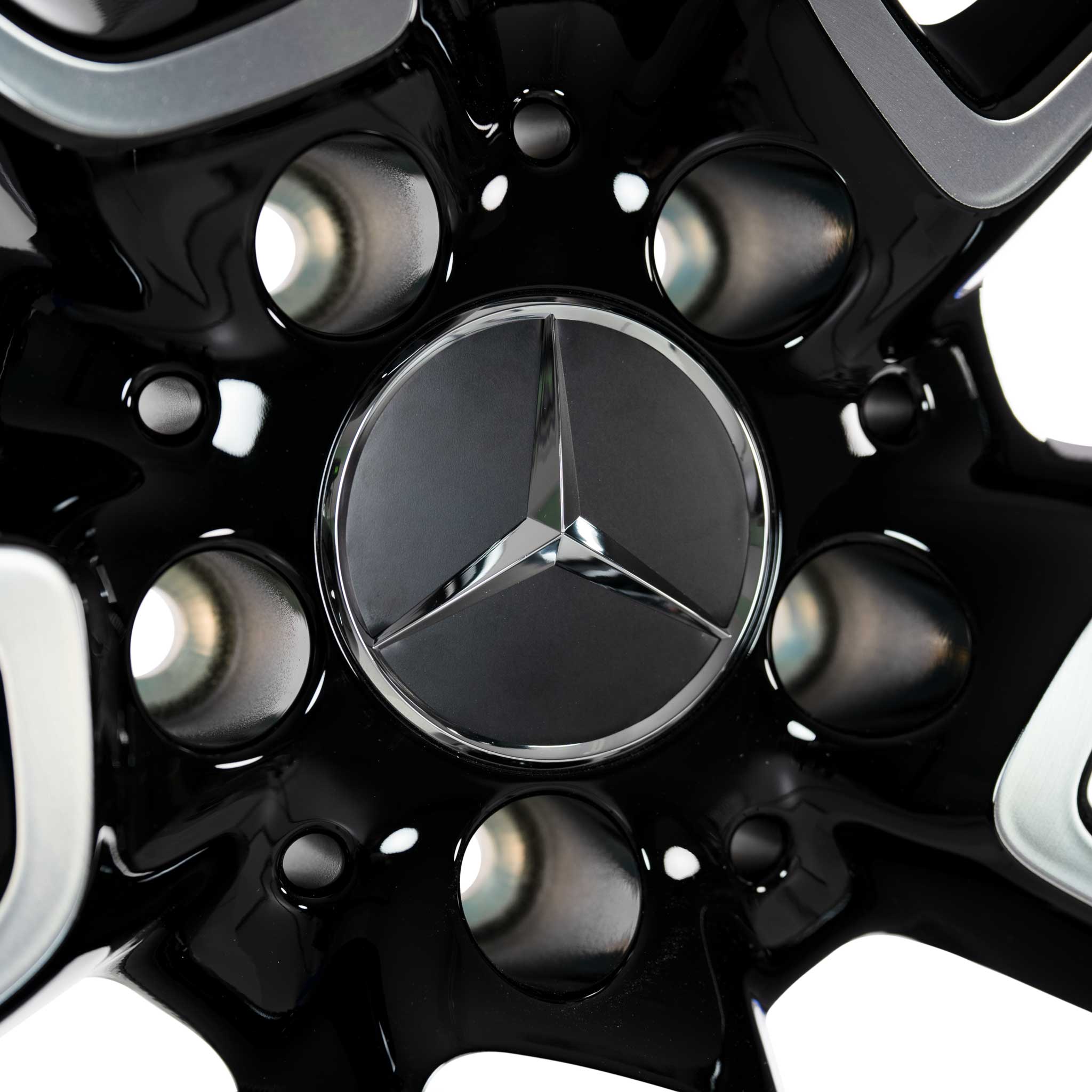 AMG 5 Twin Spoke [205-19] Gloss Black with High Sheen Alloy Wheel Product Image #4