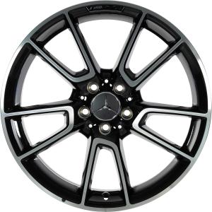 AMG 5 Twin Spoke [205-19] Gloss Black with High Sheen Alloy Wheel - Sizes 19in