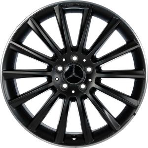AMG 14 Spoke [205-19] Matt Black with High Sheen Rim Edge Alloy Wheel - Sizes 19in