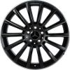 AMG 14 Spoke [205-19] Matt Black with High Sheen Rim Edge Wheel Img 1