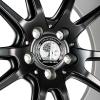 AMG 5 Twin Spoke [205-19] Matt Black with High Sheen Rim Edge (Forged) Wheel Img 4