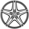 AMG 5 Twin Spoke [205-19] Himalaya Grey with High Sheen Wheel Img 1