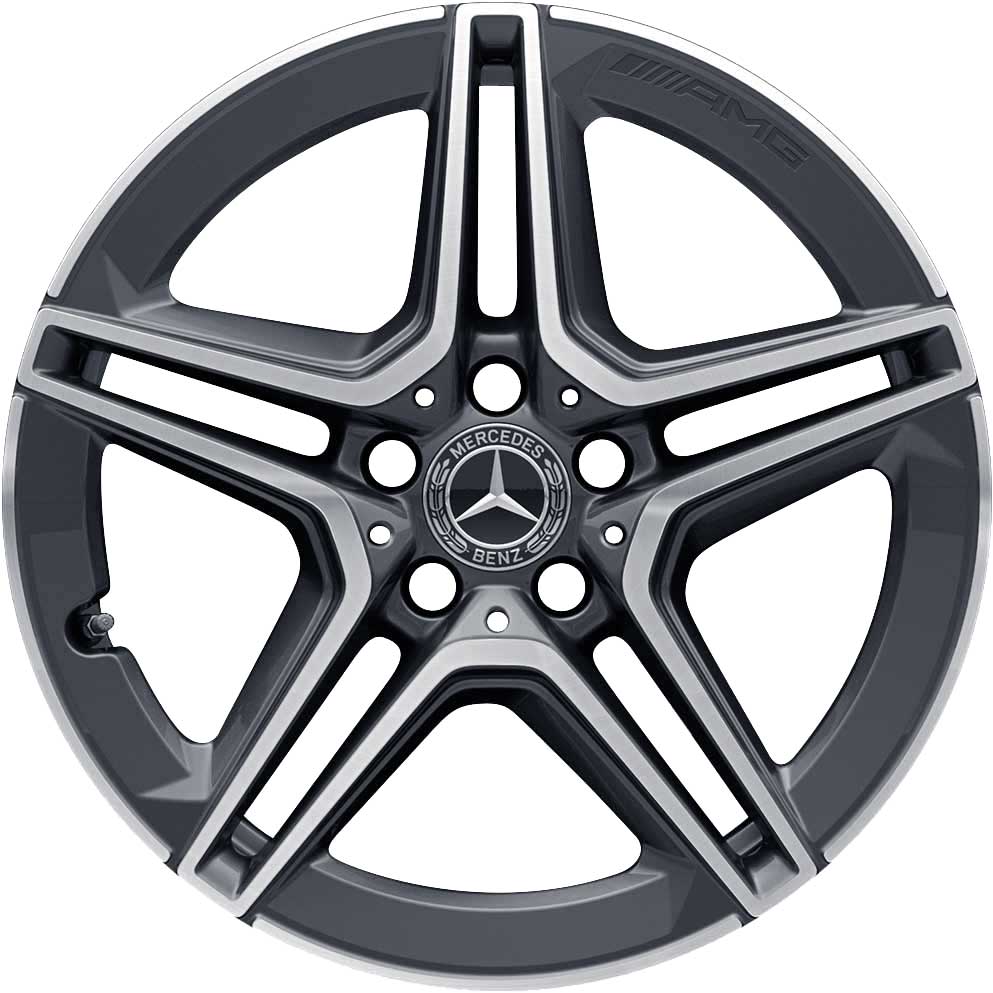 AMG 5 Twin Spoke [205-18] Tremolite Metallic with High Sheen Alloy Wheel Product Image #1