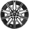 AMG 10 Double Spoke [206-20] Matt Black Wheel Img 1