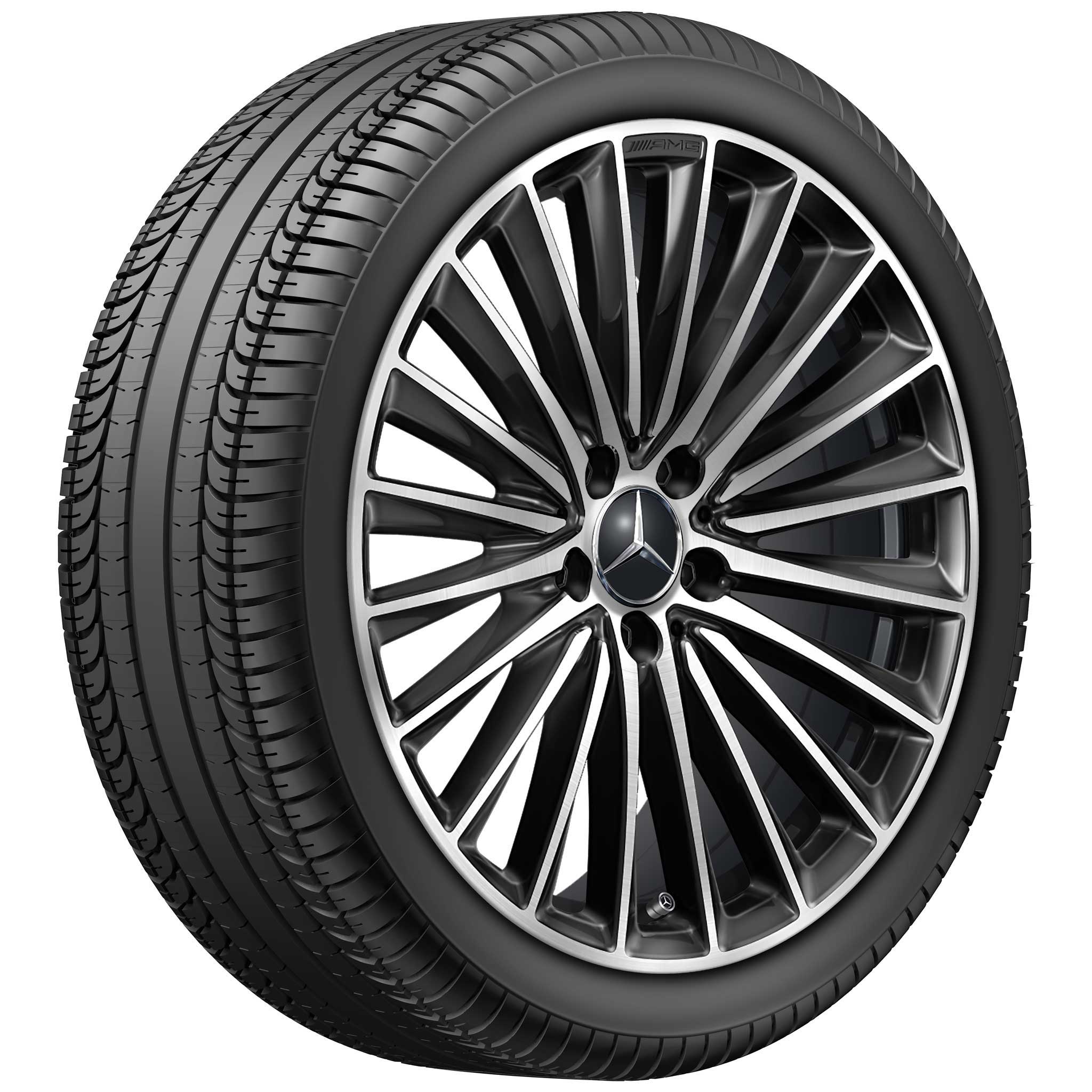 AMG Multispoke [206-19] Gloss Back with High Sheen Alloy Wheel Product Image #2