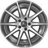 Mercedes 10 Spoke [206-18] Tantalite Grey with High Sheen Wheel Img 1
