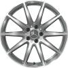 AMG 10 Spoke [206-19] Himalaya Grey with High Sheen Wheel Img 1