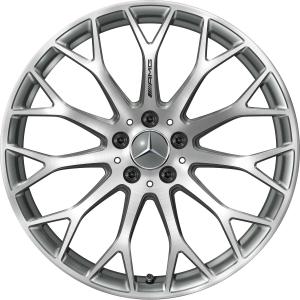 AMG Cross Spoke [206-20] Himalaya Grey with High Sheen Alloy Wheel - Sizes 20in