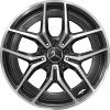 AMG 5 Twin Spoke [206-19] Gloss Back with High Sheen Wheel Img 1