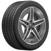 Mercedes 5 Twin Spoke [206-18] Tantalite Grey with High Sheen Wheel Img 2