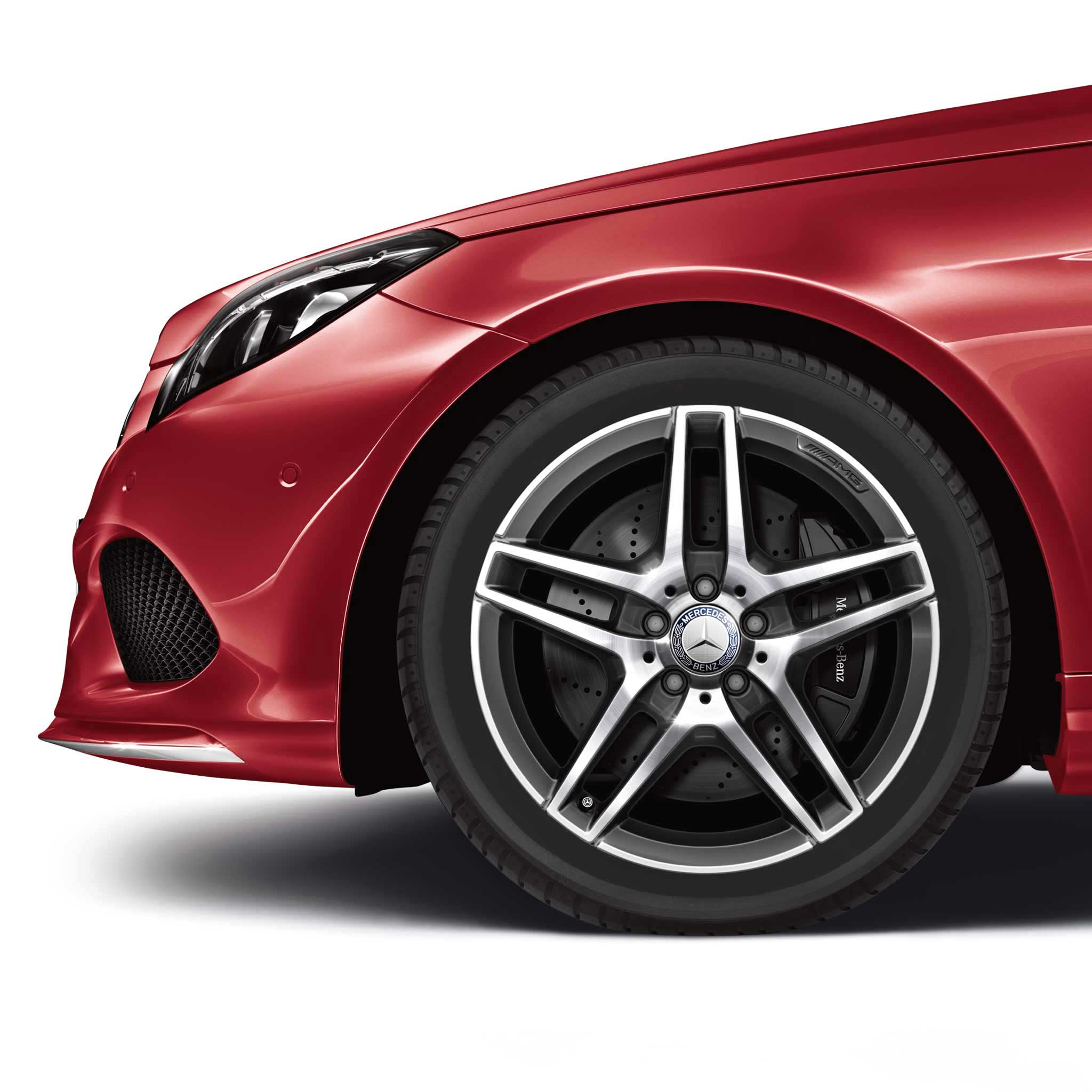 AMG 5 Twin Spoke [207-18] Himalaya Grey with High Sheen Alloy Wheel Product Image #2