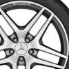AMG 5 Twin Spoke [212-18] Himalaya Grey with High Sheen Wheel Img 2