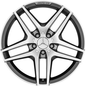 18" AMG 5 Twin Spoke [212-18] Himalaya Grey with High Sheen alloy wheel