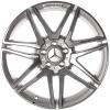 AMG 7 Twin Spoke [212-19] Standard Silver with High Sheen Wheel Img 1