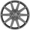 AMG 10 Spoke [212-19] Matt Himalaya Grey with High Sheen Rim Edge Wheel Img 1