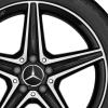 AMG 5 Spoke [213-18] Gloss Black with High Sheen Wheel Img 2