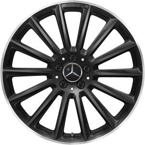 AMG Multispoke [213-20] Gloss Black with High Sheen Rim Edge Alloy Wheel - Sizes 20in