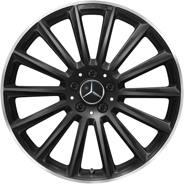 AMG Multispoke [213-20] Gloss Black with High Sheen Rim Edge Alloy Wheel Product Image #1
