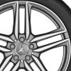 Mercedes 5 Twin Spoke [213-20] Matt Himalaya Grey with High Sheen Wheel Img 2