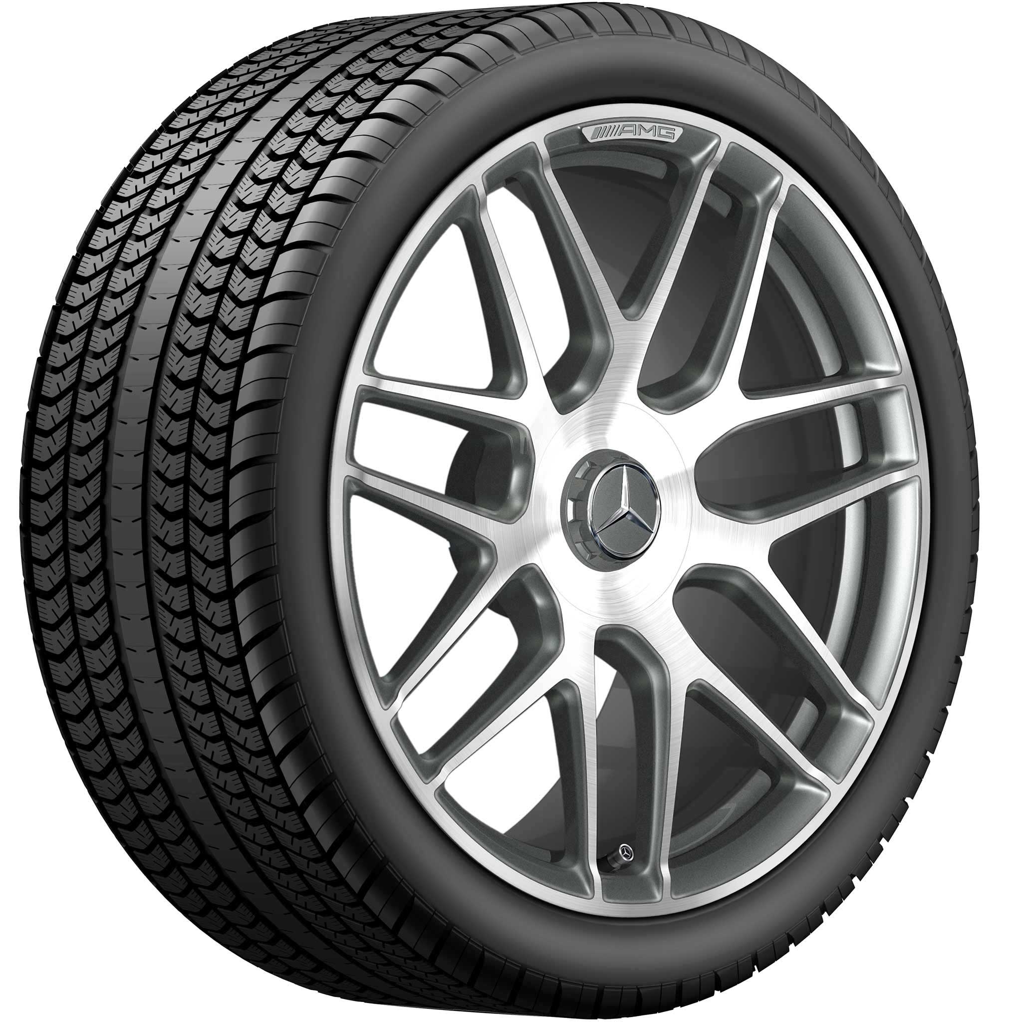 Mercedes Cross Spoke [213-20] Himalaya Grey with High Sheen (Forged) Alloy Wheel Product Image #2