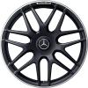 Mercedes Cross Spoke [213-20] Matt Black with High Sheen Rim Edge (Forged) Wheel Img 1